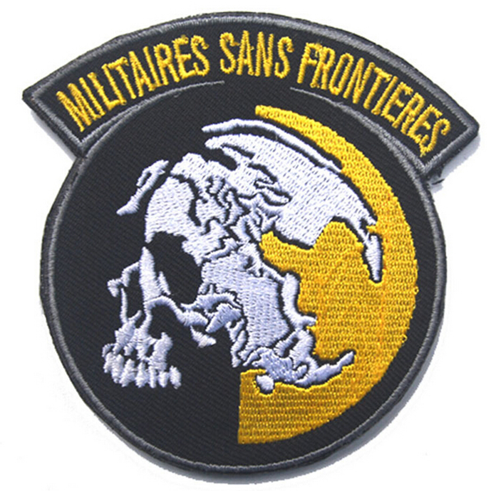 METAL GEAR SOLID MGS PEACE WALKER MILITAIRES SANS FRONTIERES HOOK LOOP PATCH