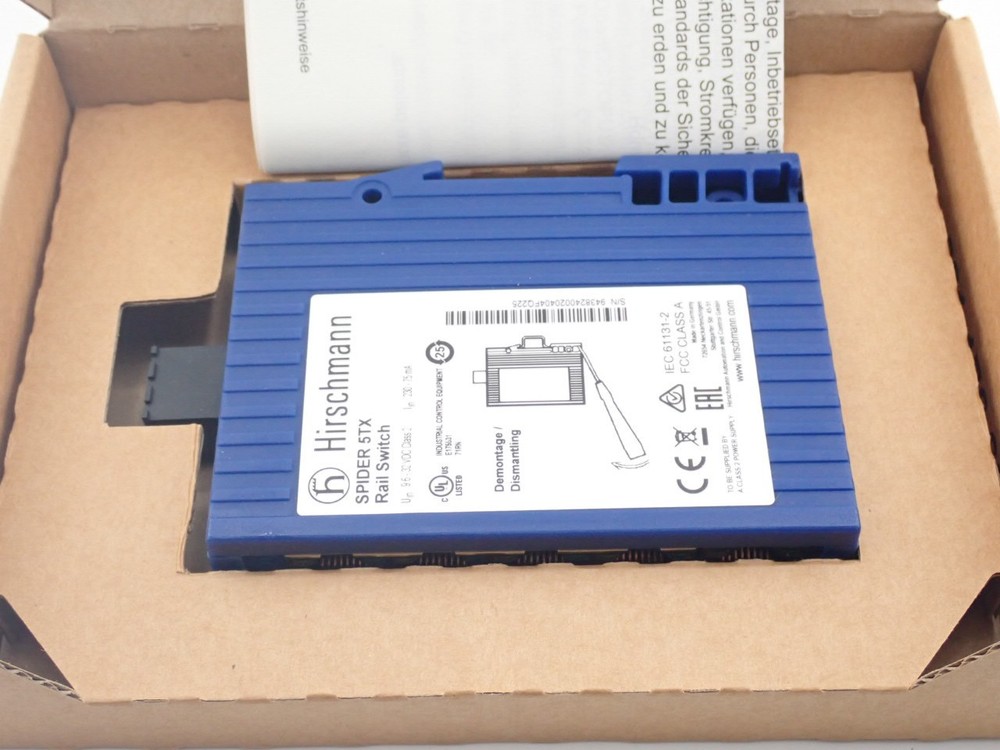 Hirschmann SPIDER 5TX Rail Switch Ethernet Switch, 5 Port