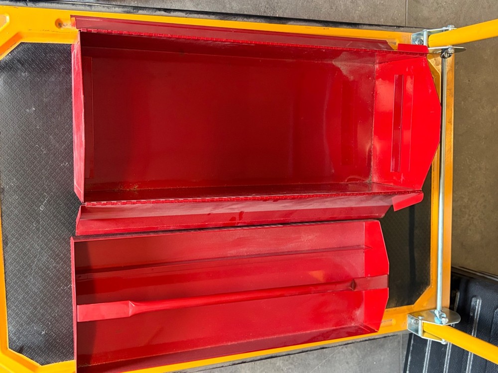 Vintage RED Cantilever Tool Box 21" x 8.5"