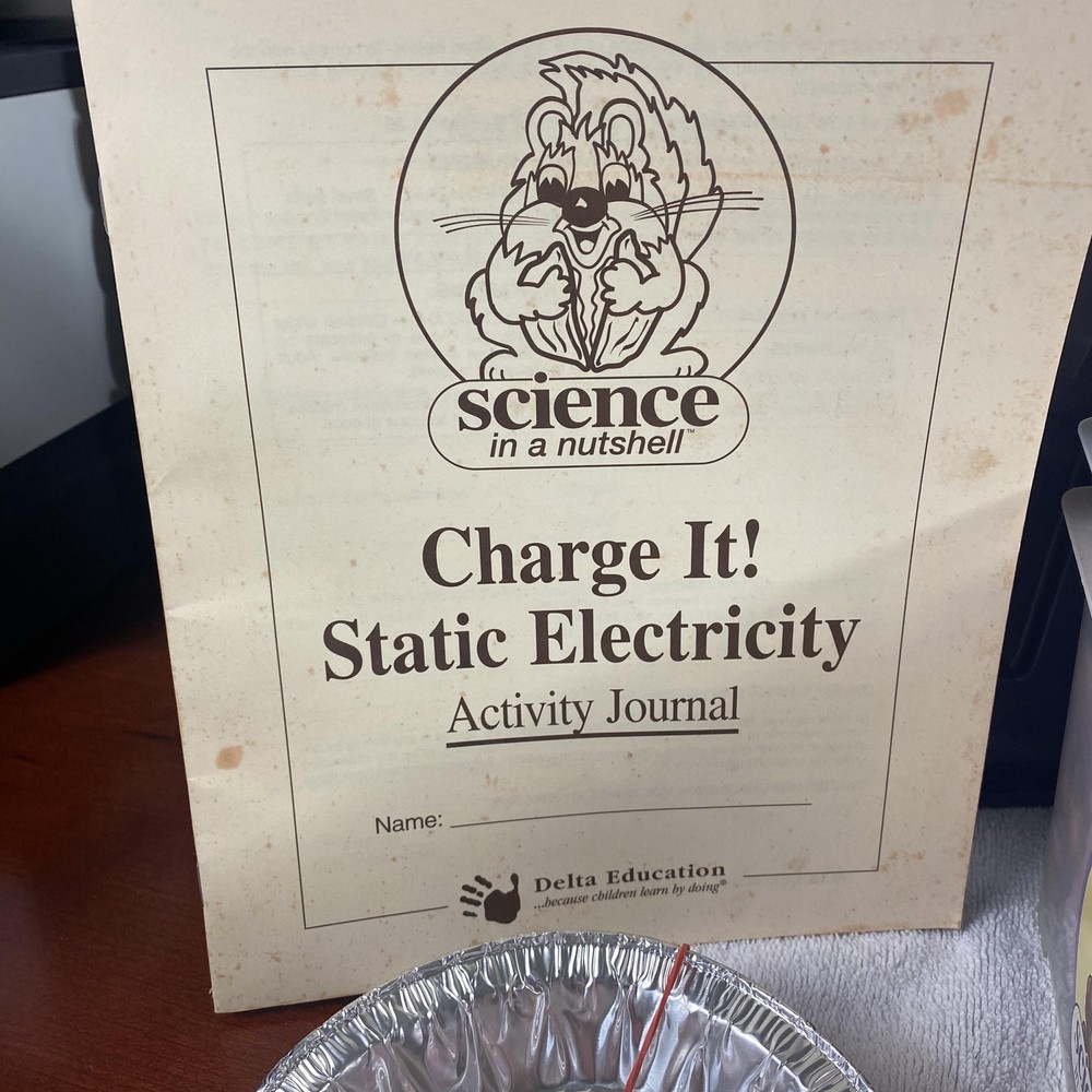 Delta Education Science In A Nutshell Charge It Static Electricity STEM Kit Comp