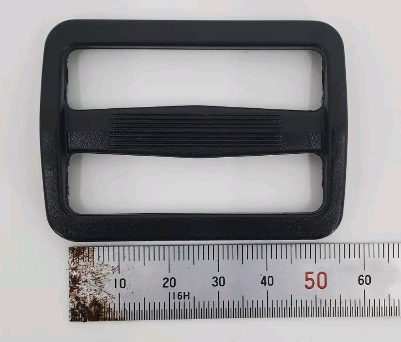 10 PACK Triglides Webbing Slides 2" (50mm) Black Plastic Adjuster Fastener