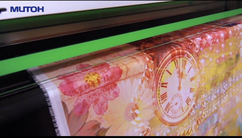 (USED) Mutoh ValueJet-1938 Textile Printer 75 " Wide Format Double Head Printer