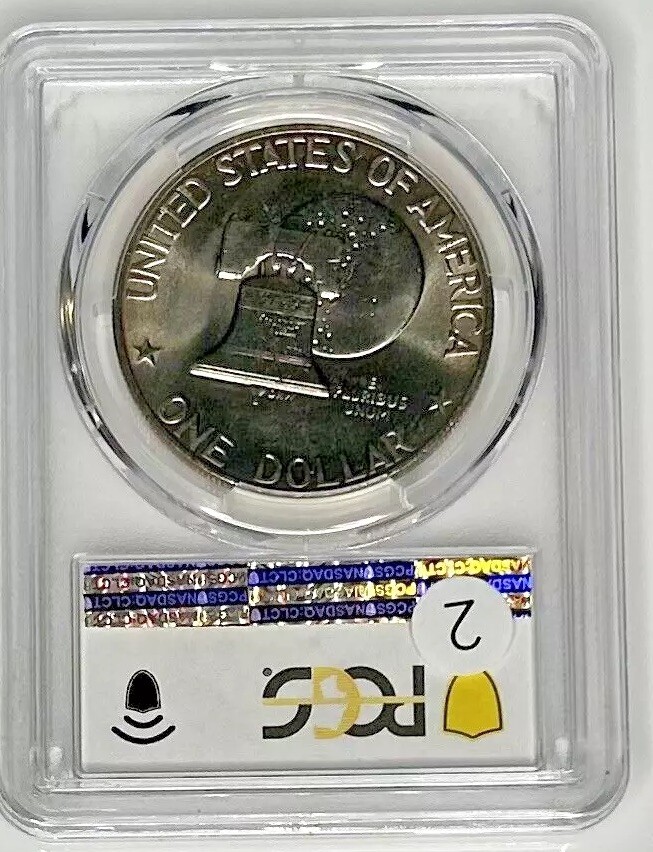 1976-P Type 2 PCGS Grades MS65 Eisenhower Ike Dollar