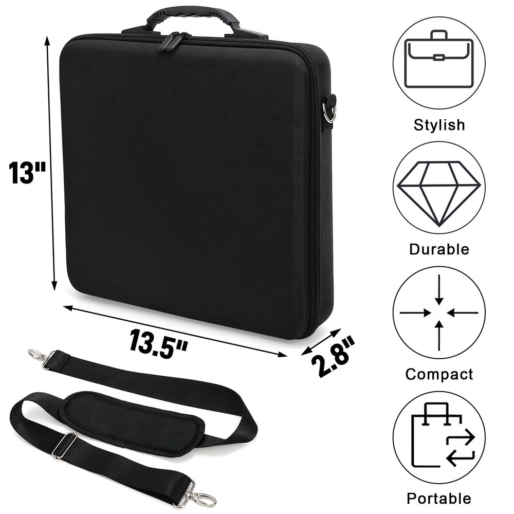 Pool Ball Carrying Case, Billiard Balls Storage Bag with Handle & Adjustable