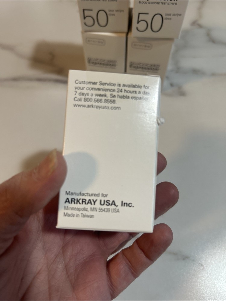 Arkray Glucocard Expression Blood Glucose Test Strips 50 Pack 5 Boxes Exp 2021