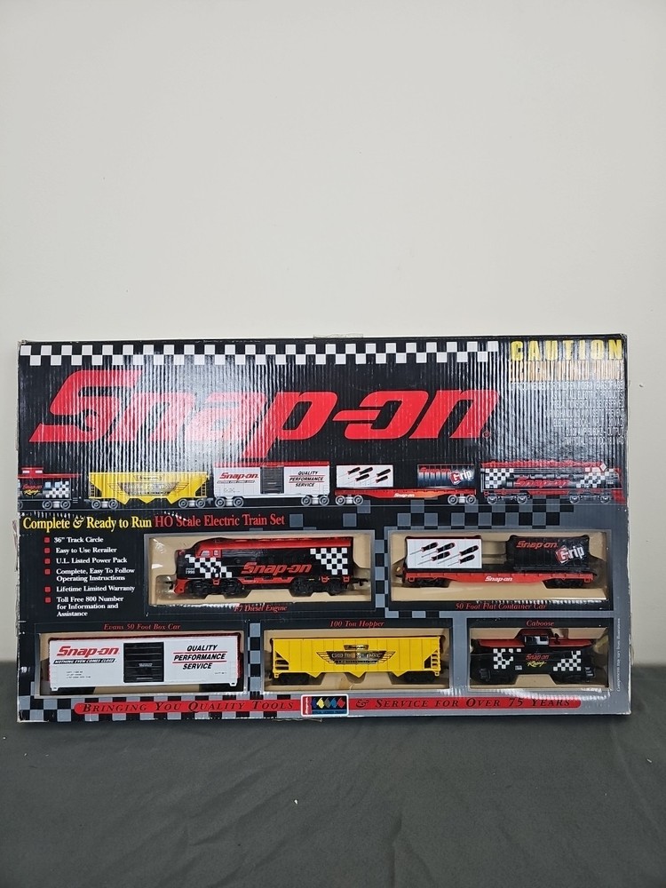 Vintage Snap-on Tools Train Set Ready To Run Electric 1998