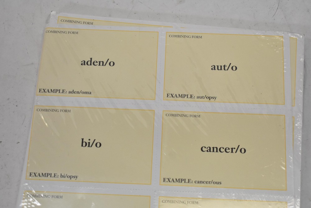 Medical Terminology Flashcards Set New Sealed Elsevier Study Aid Kit Pack