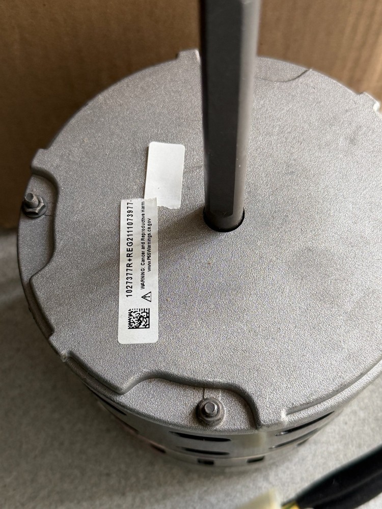 NEW Nordyne Nortek 1027377R REPLACEMENT MOTOR, PROGRAMMABLE, G7SA, 054, A