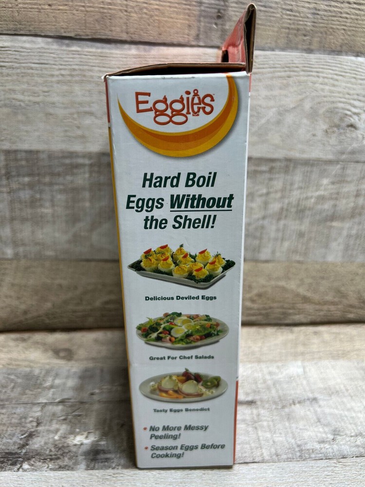 EGGIES HARD BOIL 6 EGGS WITHOUT THE SHELL, INCLUDES SEPARATOR, BRAND NEW