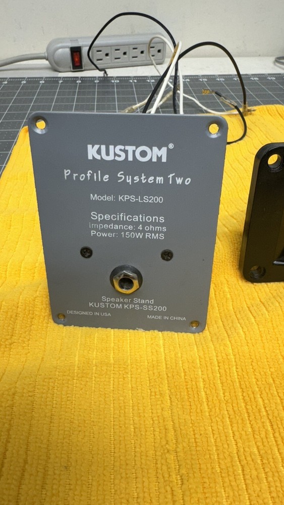 Kustom Horn Tweeter Driver W/ Crossover Works Great Pull From KPS-LS200 🔥🔥