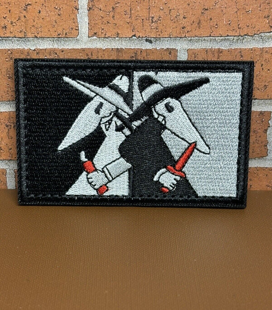 Spy VS Spy Tactical Gun Patch - Classic Video Game Morale Patch Hook Backed