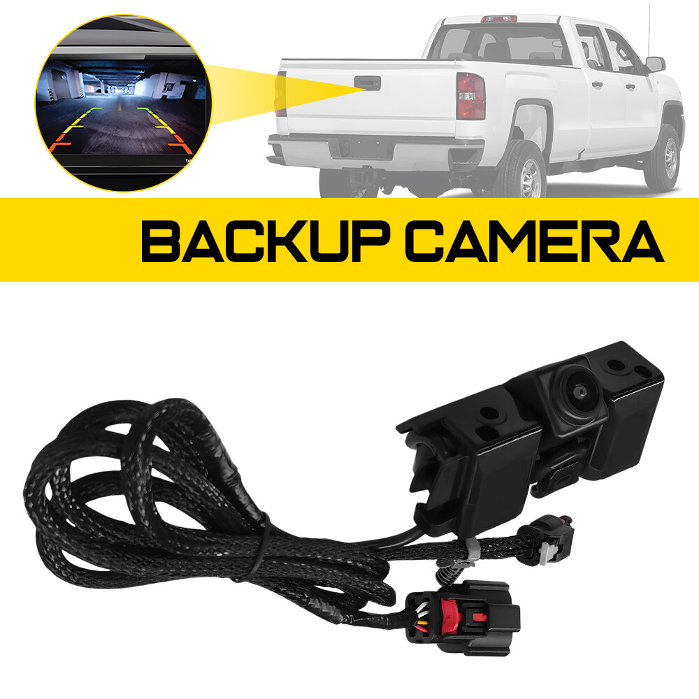 Rear Tailgate Handle Backup HD Camera For Chevy Silverado GMC Sierra 2016-2019