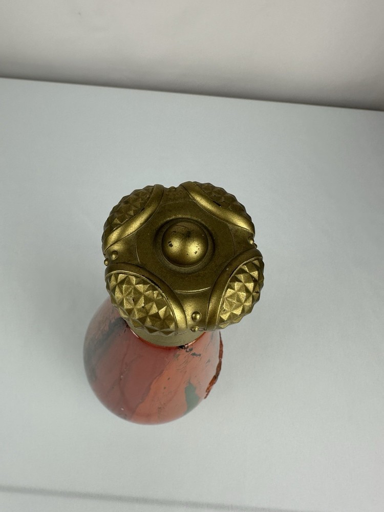 Painted Glass Alcohol “S” Bottle