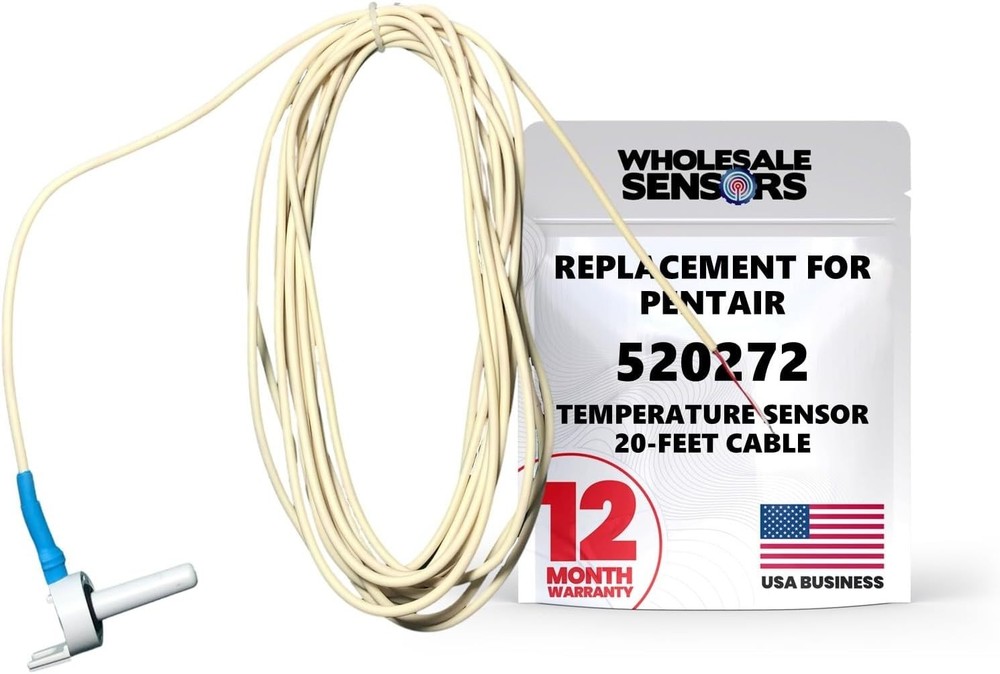 Pentair 520272 Replacement Temperature Sensor 20FT Cable 2