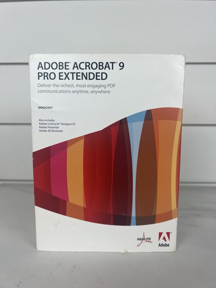 Adobe Acrobat 9 Pro Extended with Serial Number