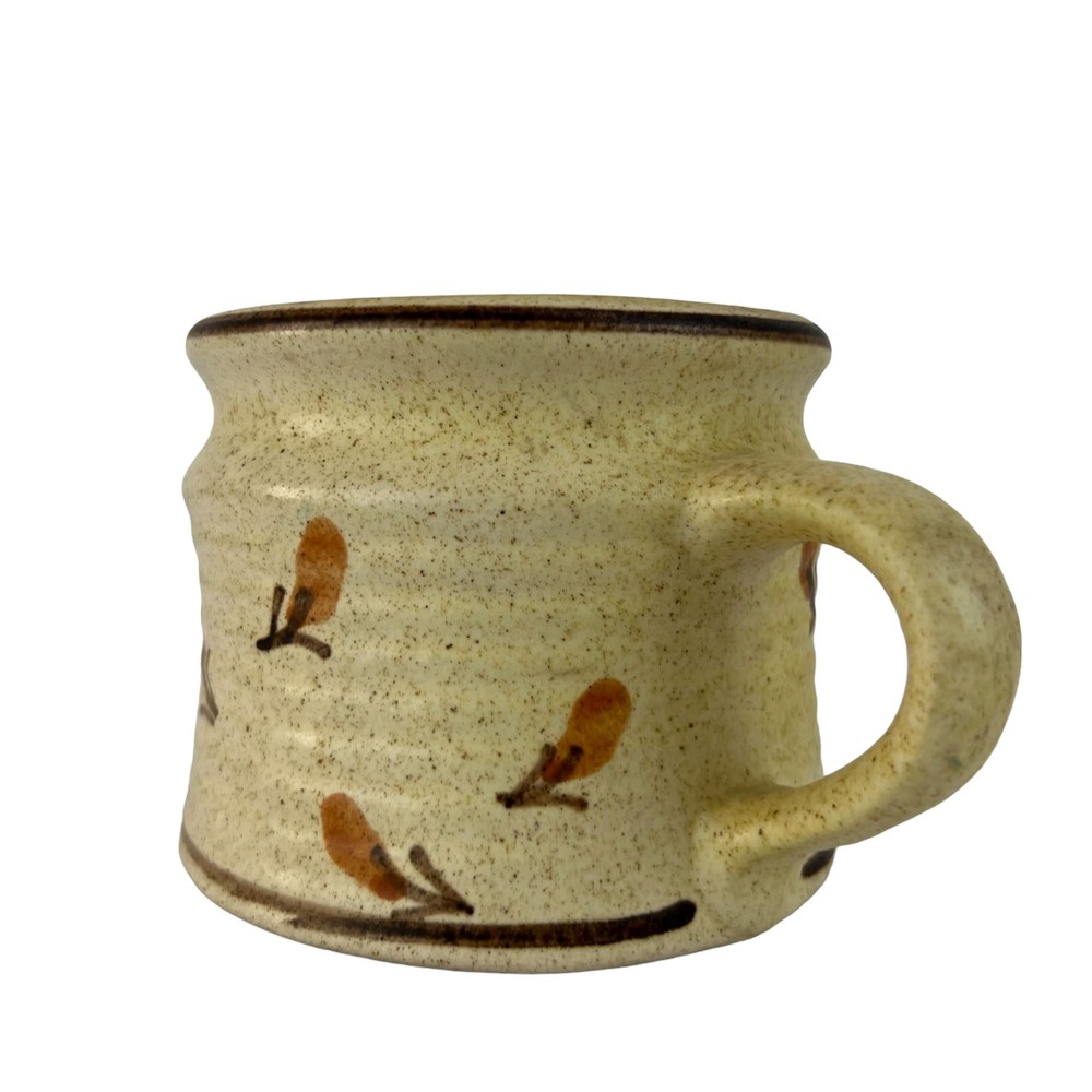West Germany Studio Pottery Hand-painted and Signed Mug