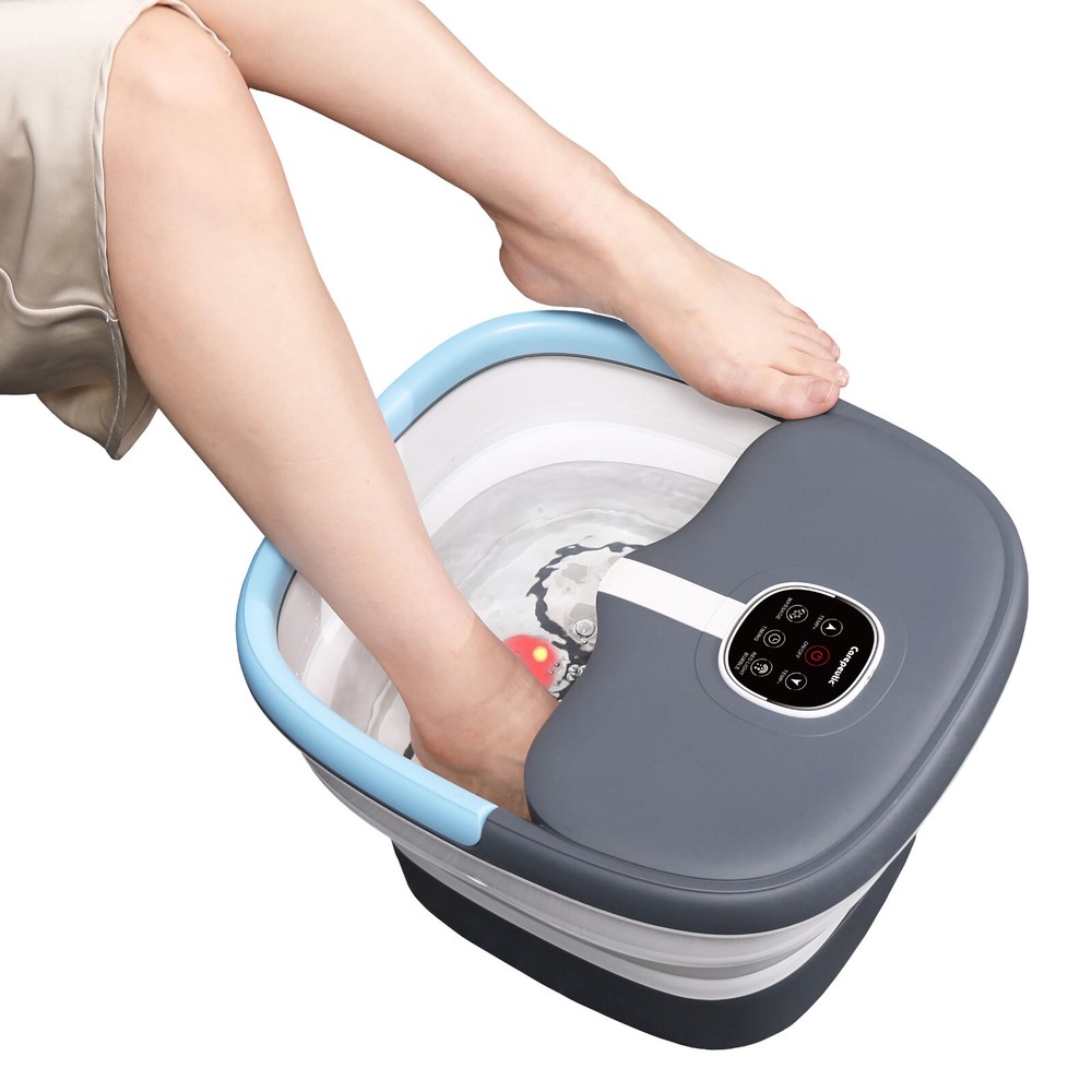 Carepeutic Collapsible Automatic Foot Spa Massager with Remote Controller KH309