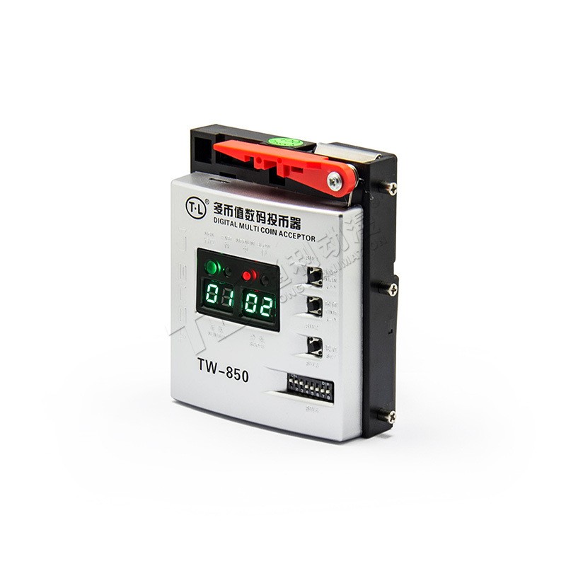 DC12V TW-850 Top Entry Multi Digital Coin Acceptor Selector for Vending Machine