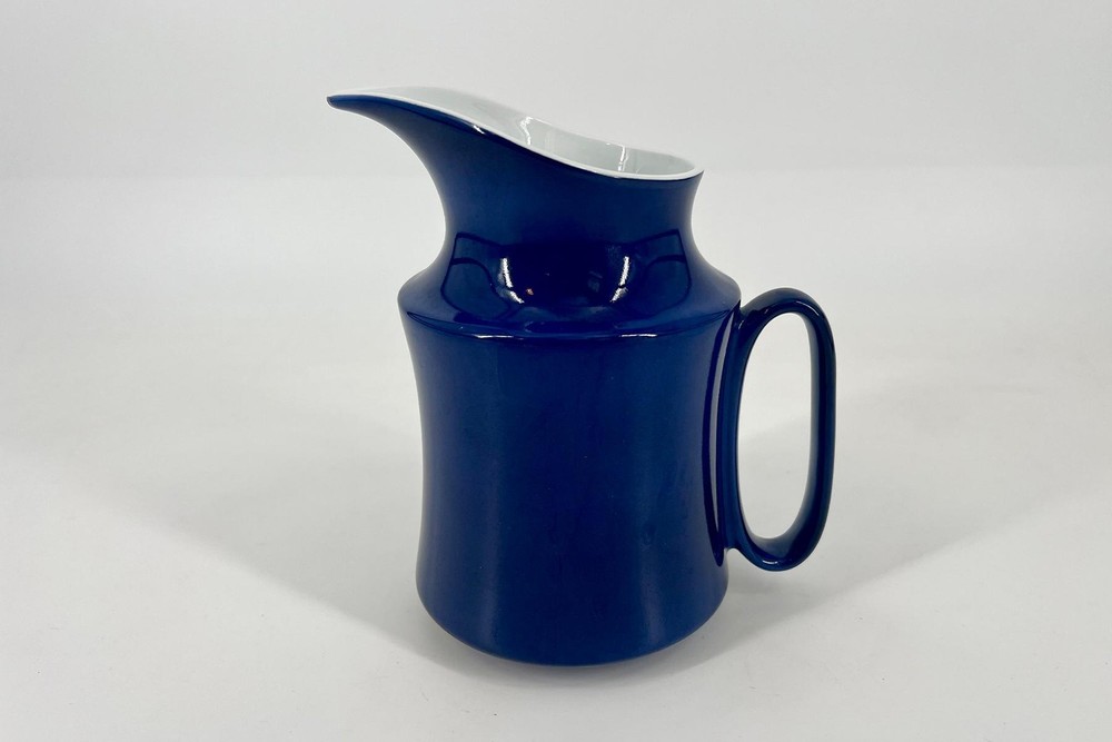 Blue and White Pitcher