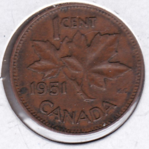 1951 Canada 1 Cent L6