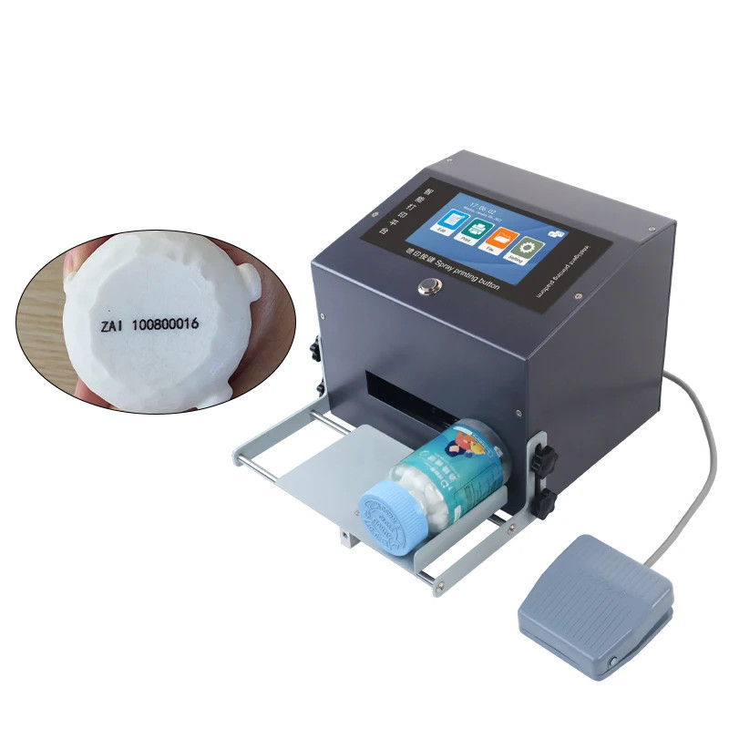 Desktop inkjet printer surface printing bottle batch number production date