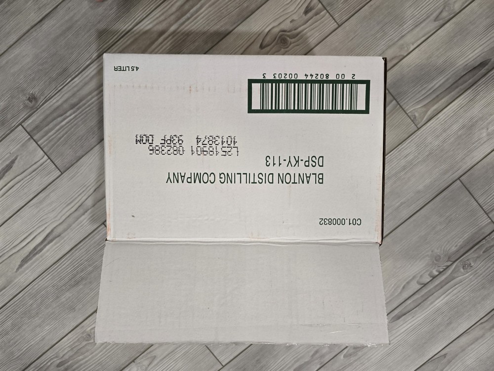 🔥Blanton’s Single Barrel Bourbon 6 Bottle Empty Shipping Case Dividers 93 Proof