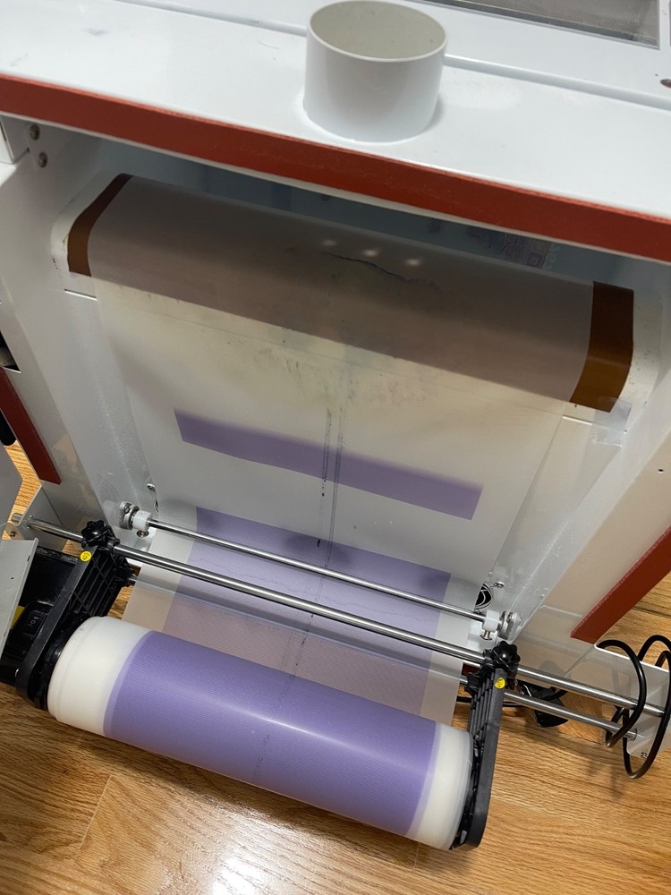 Uninet 1000 A3+ DTF Printer with a Semi-Automatic Powder Shaker Macine