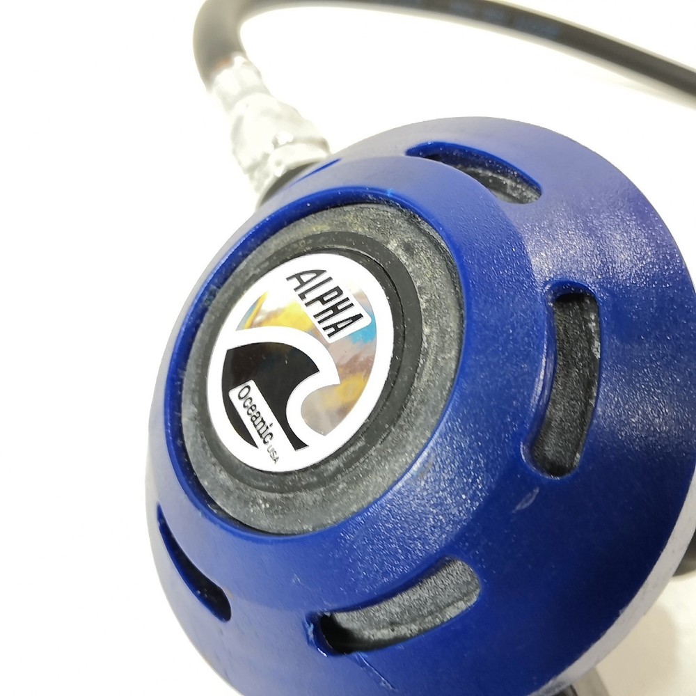 Oceanic Alpha Primary or Octo Second 2nd Stage Regulator Scuba Dive Blue #3132