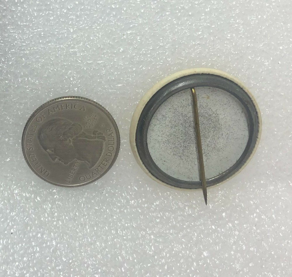 Vintage Chaste Makes Waste Button Pin