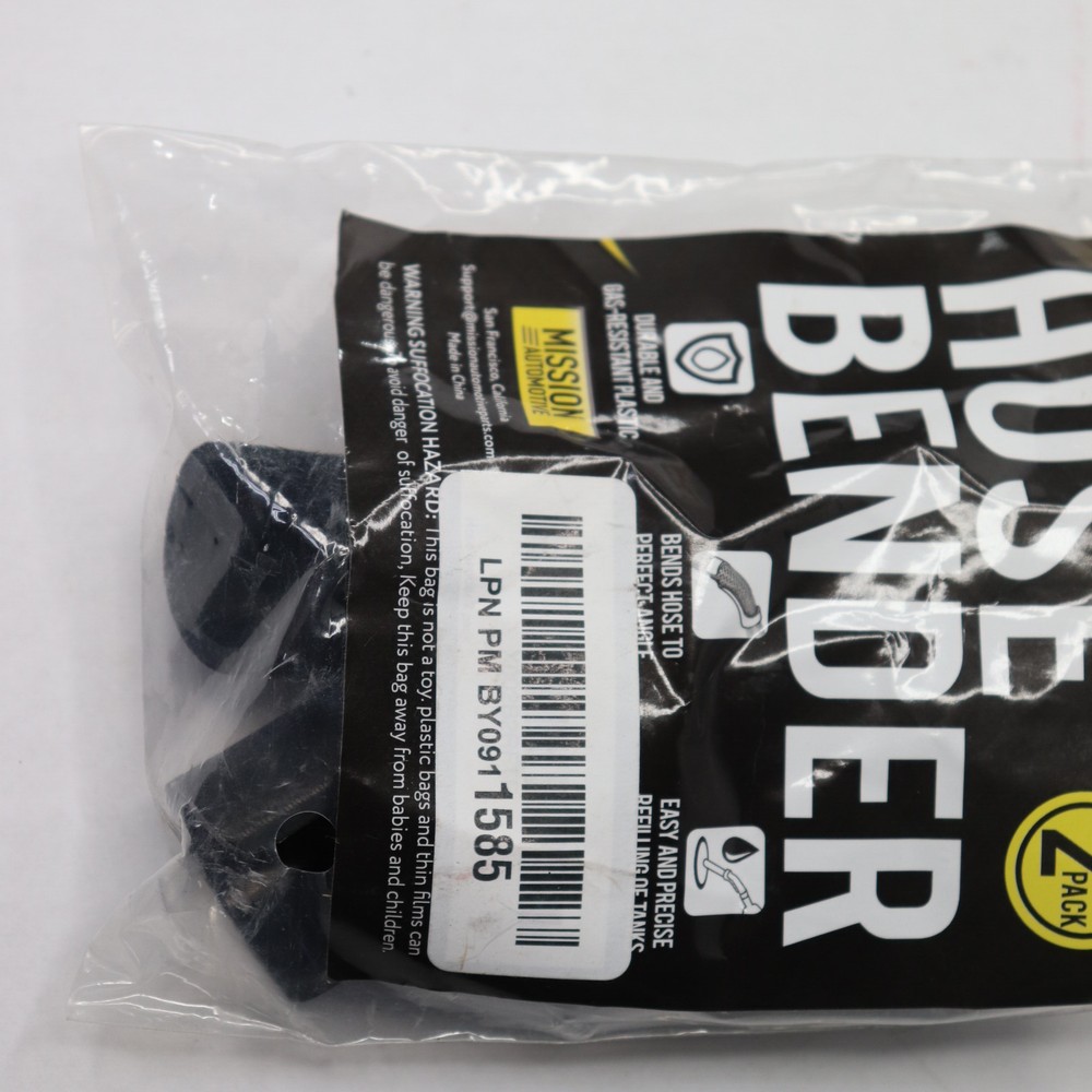 (2-Pk) Hose Bender ABS Plastic Black