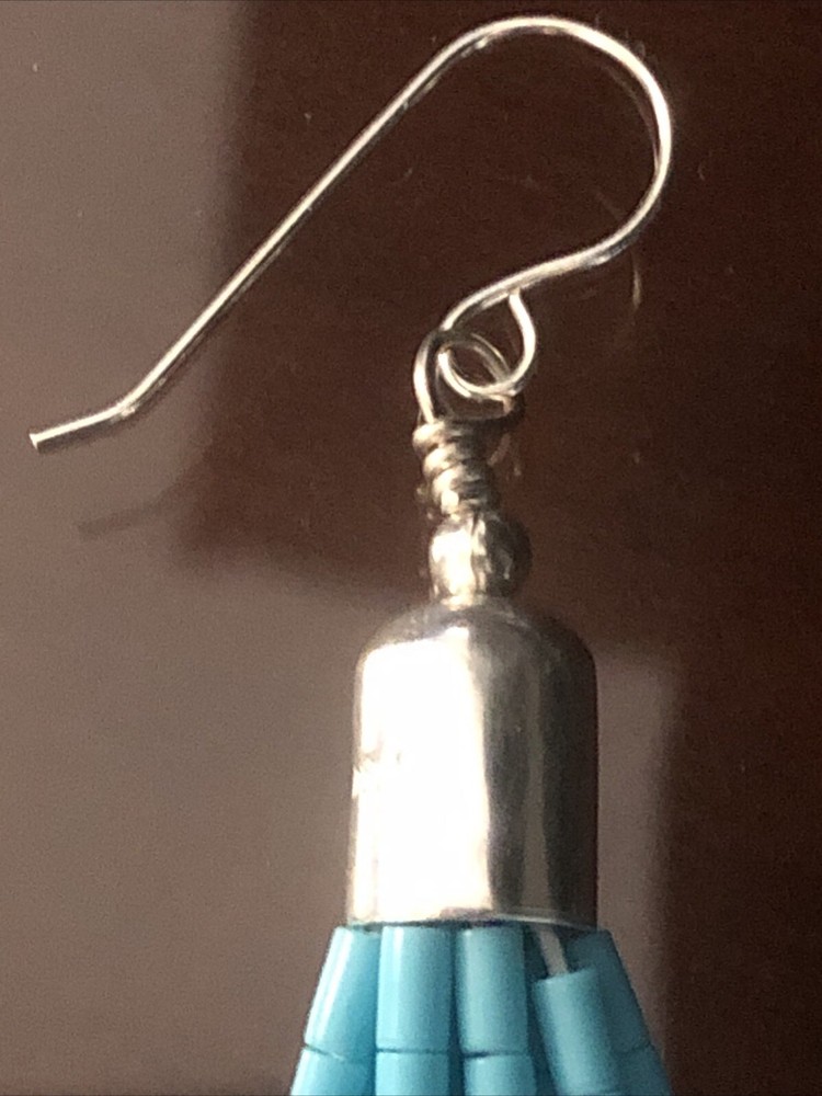 Corraine Smith Turquoise Sterling Earrings