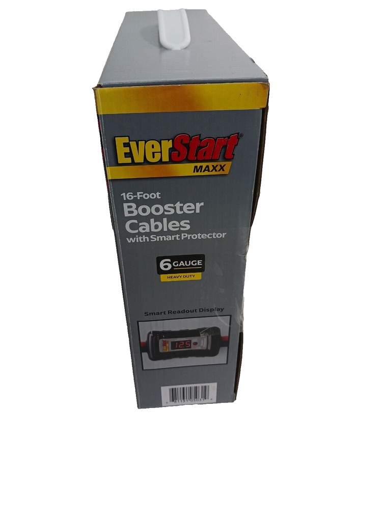 Ever start 16 ft. Booster Cables with Smart Protector