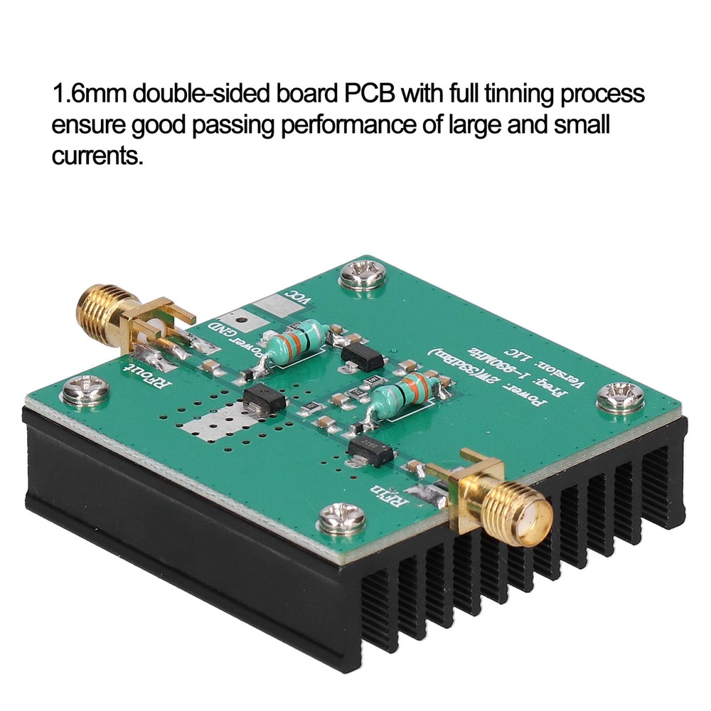 RF Power Wideband Amplifier Amplification Module 1-930MHz Working Frequency