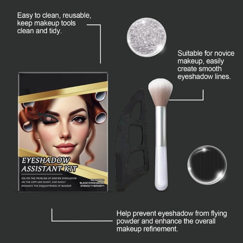 Eyeshadow Tool Eyeshadow Assistant Kits Makeup Brush Eyeshadow Stencils