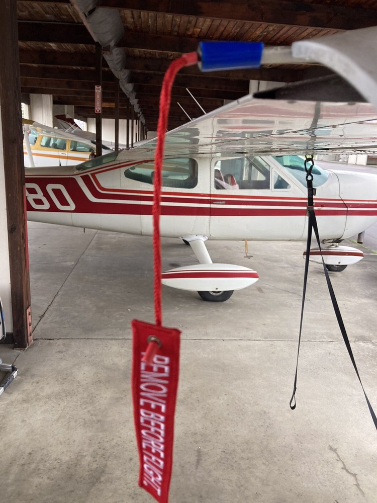 CESSNA FUEL VENT PLUG - Remove Before Flight