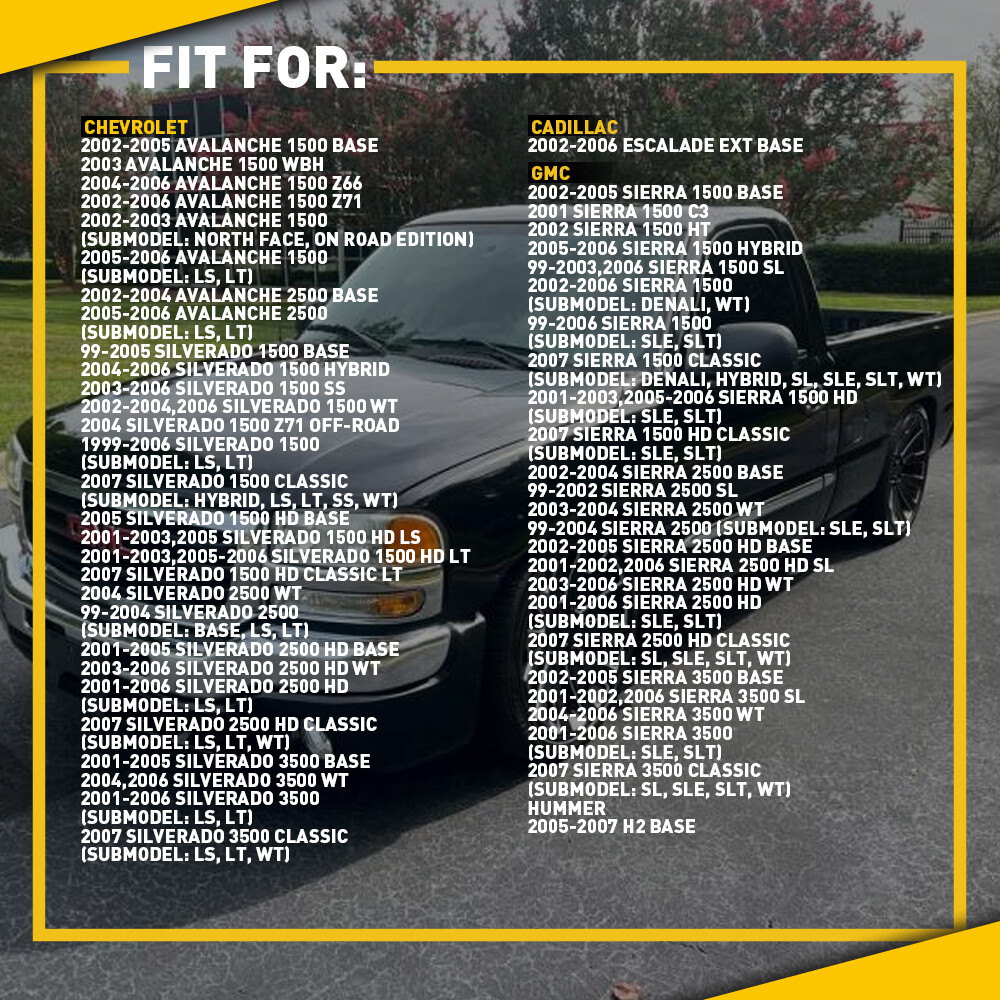 Pair Tailgate Tail Gate Rear Support Cable Strap For 99-06 Chevrolet Silverado