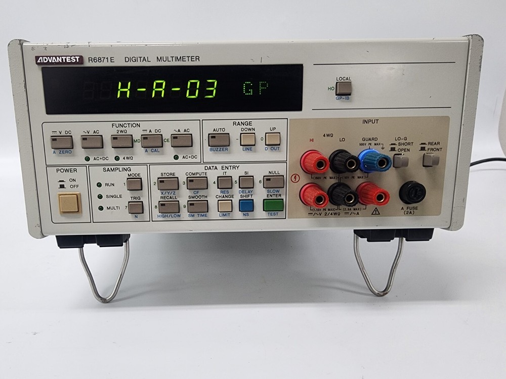Advantest R6871E Digital Multimeter