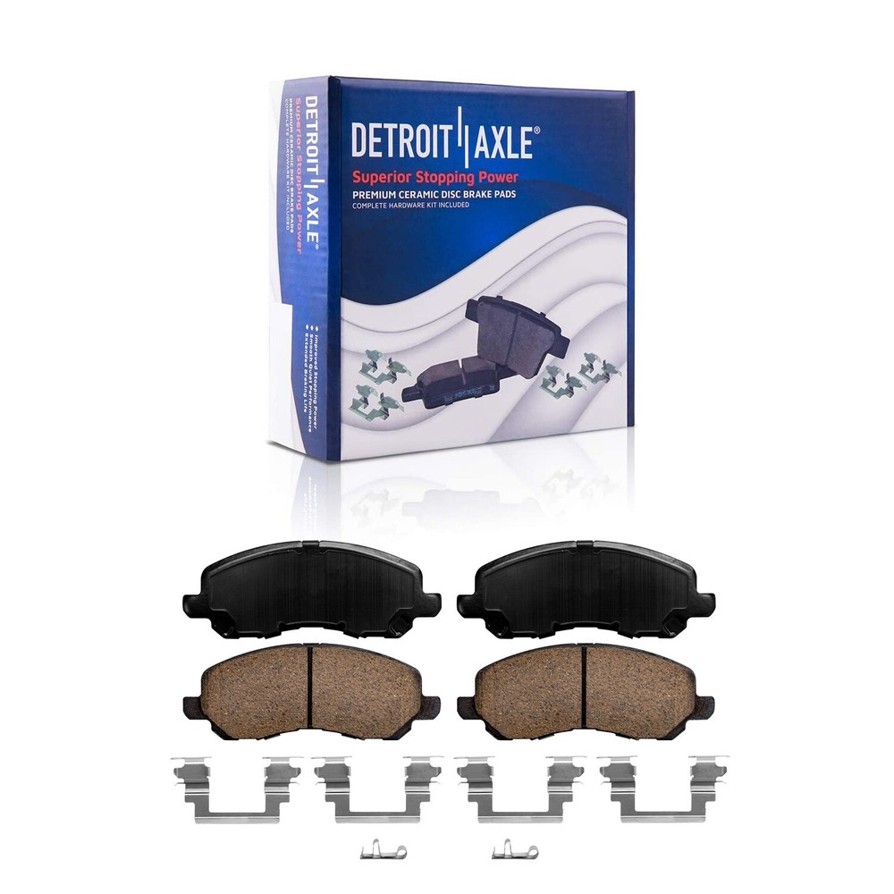 Front & Rear Drilled Rotors + Brake Pads for 2006 - 2012 Mitsubishi Eclipse V4
