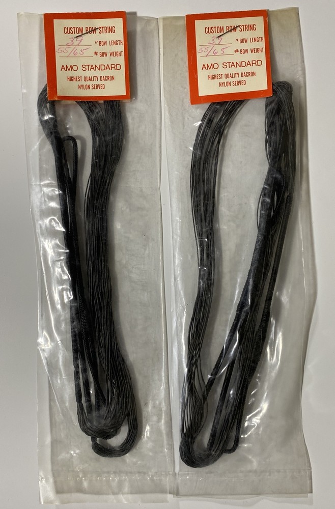 NOS Vintage Wing Archery AMF Double Loop Dacron Bow Strings Traditional Recurve