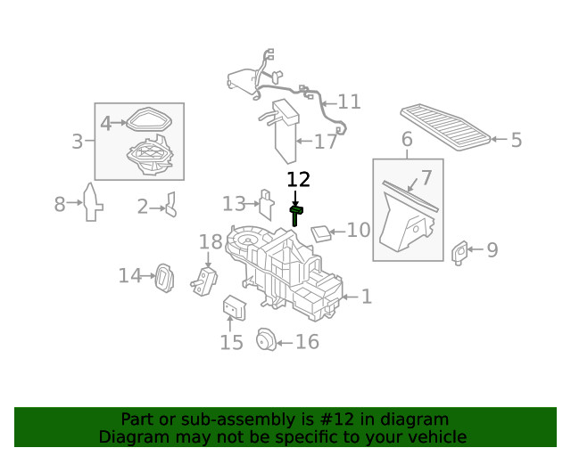 Genuine Sensor XW4Z-19C734-BA
