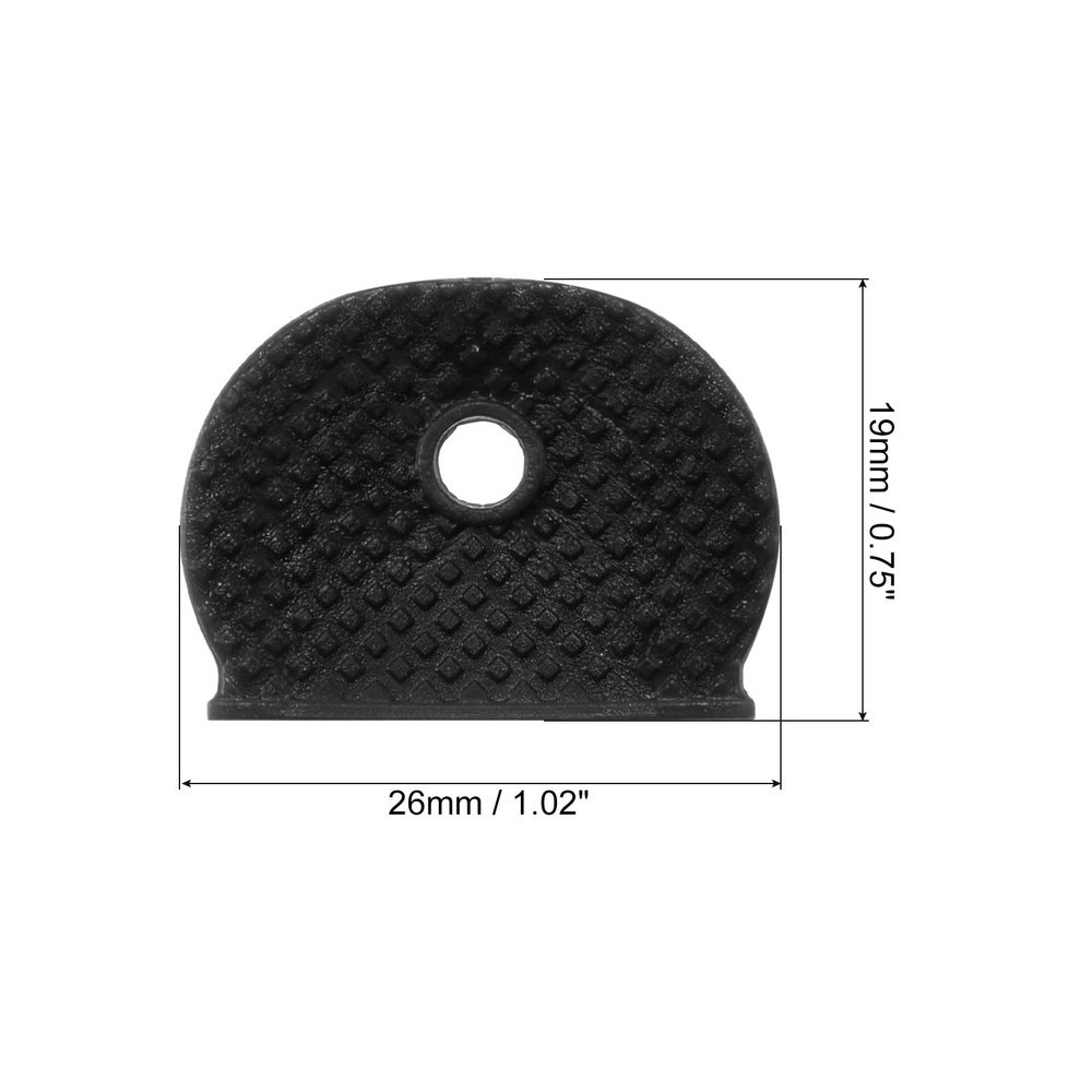 Key Caps Covers, 5 Pack Keys Identifiers Covers Coding Tags Marker Semicircle...