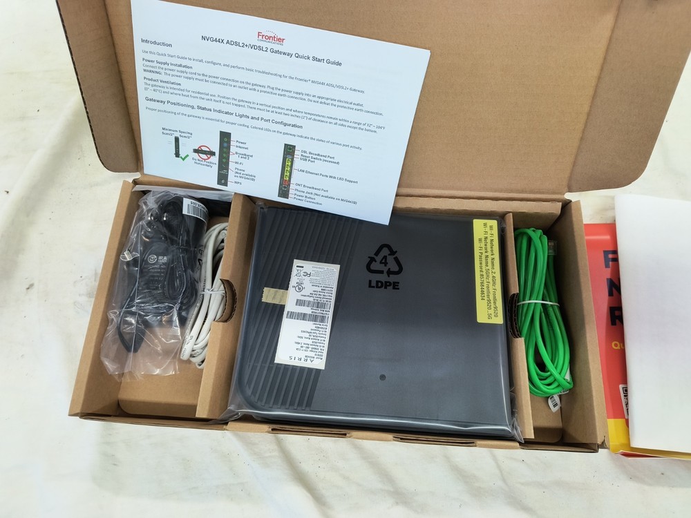 FRONTIER ROUTER NVG443B