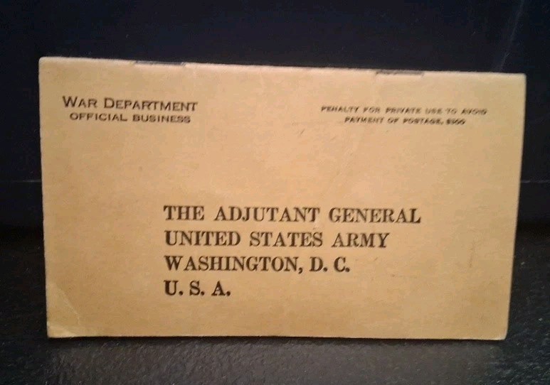 WWII Soldier's Individual Pay Record, Exc