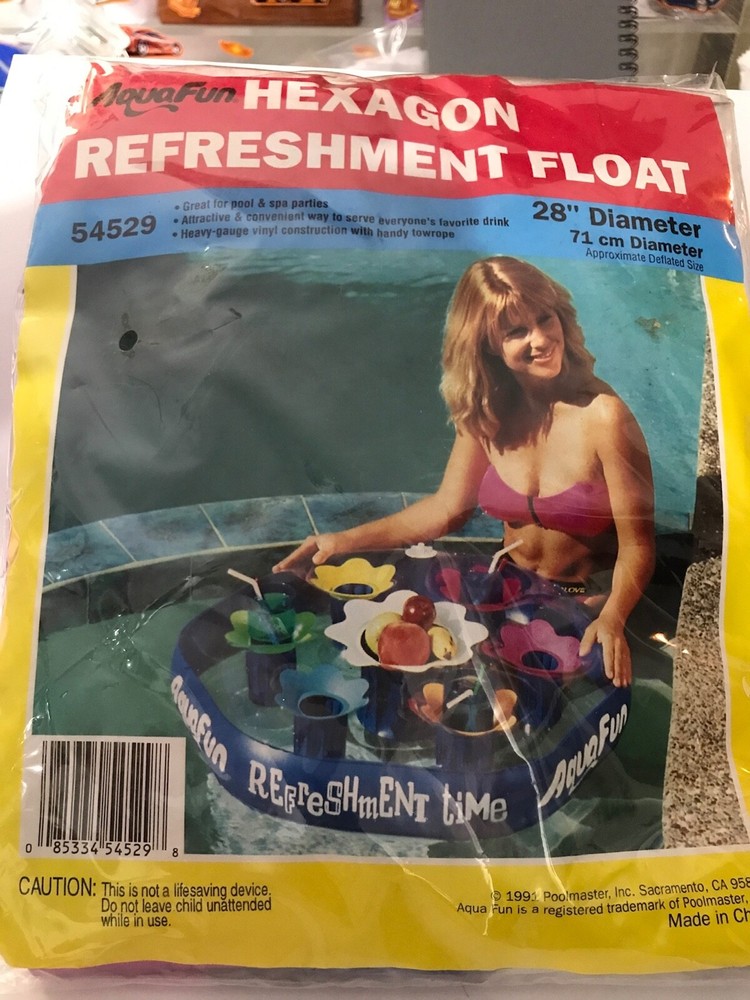 Vintage Aqua Fun Refreshment Float #54529
