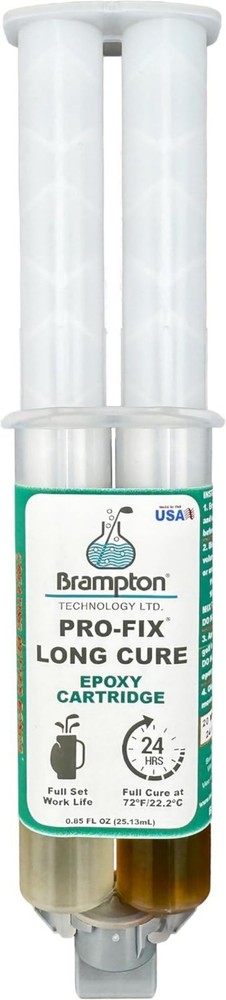 PRO-FIX Long Cure Golf Epoxy, 20-Min Full-Set Work Life, Extra Strength, Impa...