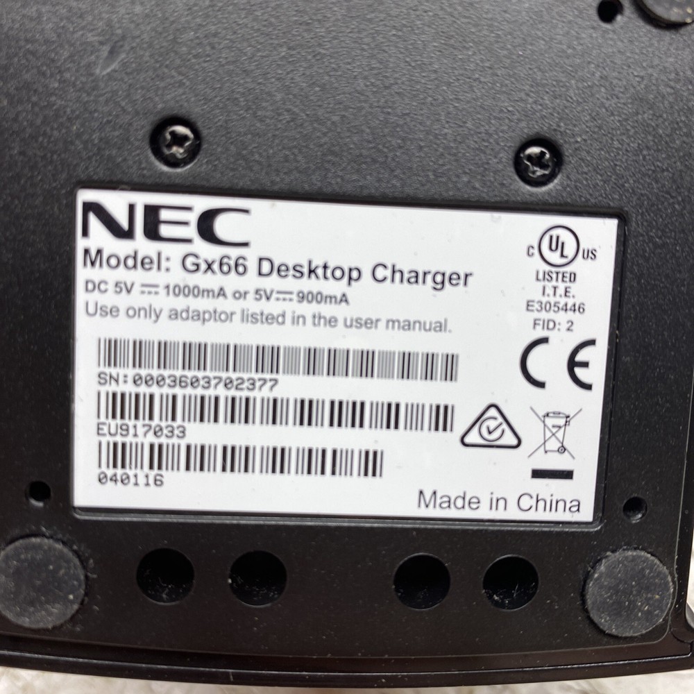 NEC G566D DECT HANDSETS Charging Dock Only