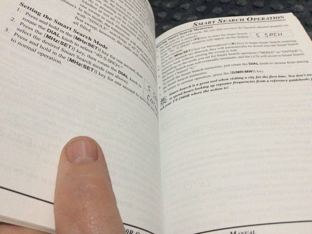 Yaesu FT-1900R Transceiver Instruction Manual Operating Guide