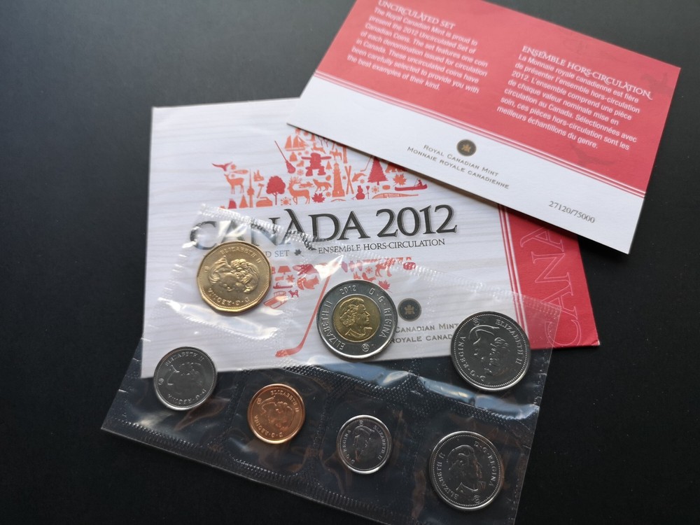 ***  2012  CANADA  PROOF  LIKE  ROYAL  MINT  SET  ***