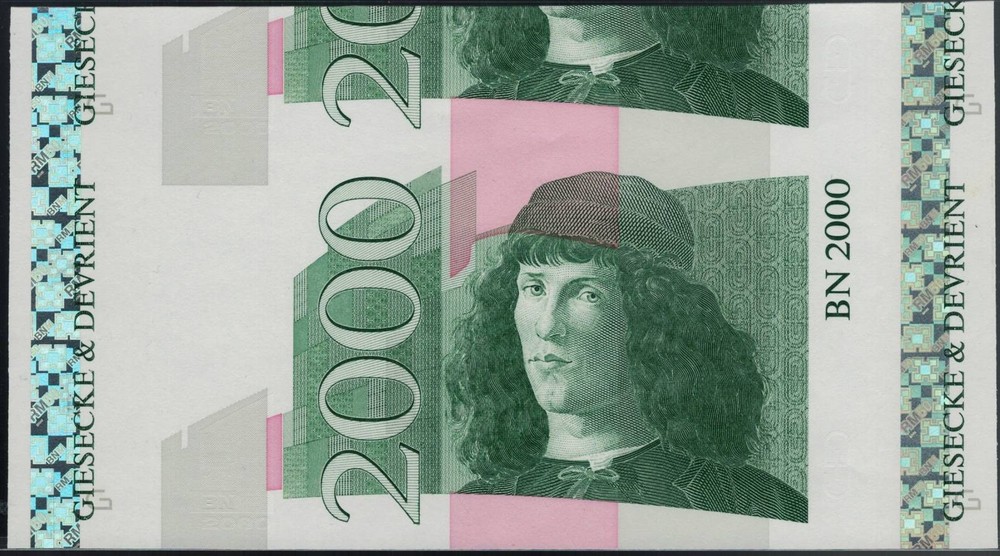 Testnote Test Giesecke & Devrient / 50 Ringgit Malaysia Holo Test / intaglio #