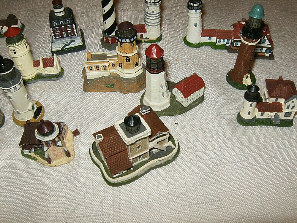 19 Different Lighthouse Christmas Light Covers-Ceramic,Detailed, Painted